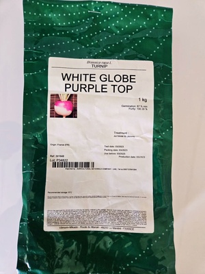 WHITE GLOBE PURPLE TOP